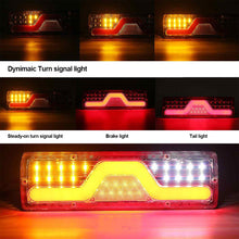 Load image into Gallery viewer, 24V 47LED Car Truck Trailer Truck Rear Tail Lights Stop Brake LED Turn Signal Lamp Indicator Lamp Taillight Caravans Bus RV Camper Bus
