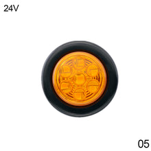 Load image into Gallery viewer, 1Pc 12V/24V Truck Side Lights Trailer Clearance Lights LED Marker Lights Round Wagon Rear Light
