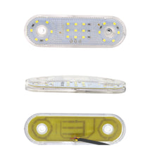 Load image into Gallery viewer, 21LED Side Marker Lights Car External Lamp Indicator Warning Rear Tail Light Trailer 12V/24V Truck Lorry Boat Accessories
