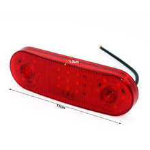 Load image into Gallery viewer, 21LED Side Marker Lights Car External Lamp Indicator Warning Rear Tail Light Trailer 12V/24V Truck Lorry Boat Accessories

