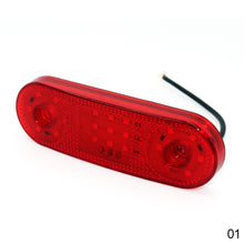 Load image into Gallery viewer, 21LED Side Marker Lights Car External Lamp Indicator Warning Rear Tail Light Trailer 12V/24V Truck Lorry Boat Accessories
