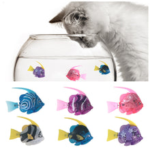 Load image into Gallery viewer, Electric Fish Cat Interactive Toy with Light Water Swimming Robot Fish Toy Pet Playing Toys
