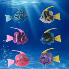 Load image into Gallery viewer, Electric Fish Cat Interactive Toy with Light Water Swimming Robot Fish Toy Pet Playing Toys
