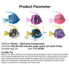 Load image into Gallery viewer, Electric Fish Cat Interactive Toy with Light Water Swimming Robot Fish Toy Pet Playing Toys
