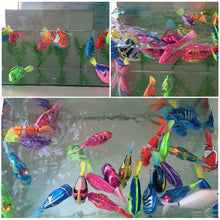 Load image into Gallery viewer, Electric Fish Cat Interactive Toy with Light Water Swimming Robot Fish Toy Pet Playing Toys
