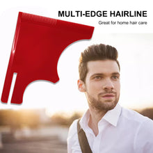 Load image into Gallery viewer, Multi-Curve Hairline Template Stencil Haircut Tool Guide Hairdressing Style Ruler Compatible with Hair Clipper for Hair Styling
