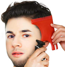 Load image into Gallery viewer, Multi-Curve Hairline Template Stencil Haircut Tool Guide Hairdressing Style Ruler Compatible with Hair Clipper for Hair Styling
