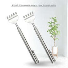 Load image into Gallery viewer, Portable Scratch Itch Massager Adjustable Extendable Stainless Steel Back Scraper Backbone Scratch Massage Itch Scratch Massage

