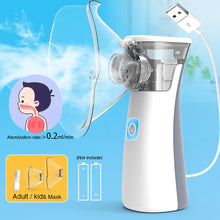 Load image into Gallery viewer, Portable Mini Handheld Medical Silent Mesh Nebulizer Asthma Inhaler Atomizer Children Health Care Nebulizer Humidifier
