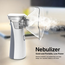 Load image into Gallery viewer, Portable Mini Handheld Medical Silent Mesh Nebulizer Asthma Inhaler Atomizer Children Health Care Nebulizer Humidifier
