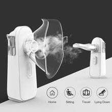 Load image into Gallery viewer, Portable Mini Handheld Medical Silent Mesh Nebulizer Asthma Inhaler Atomizer Child Health Care Nebulizer Humidifier Micro Atomizer
