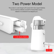 Load image into Gallery viewer, Portable Mini Handheld Medical Silent Mesh Nebulizer Asthma Inhaler Atomizer Child Health Care Nebulizer Humidifier Micro Atomizer
