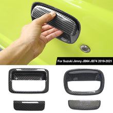 Load image into Gallery viewer, Carbon Fiber Car Side Door Rear Tail Door Handle Decoration Cover For Suzuki Jimny JB64 JB74 2019-2021
