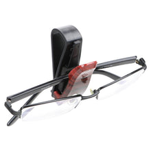 Load image into Gallery viewer, Car Accessories Sunglasses Eyeglasses Glasses Wood Grain Holder Auto Fastener Glasses Case Atuo Ticket Clip
