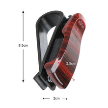 Load image into Gallery viewer, Car Accessories Sunglasses Eyeglasses Glasses Wood Grain Holder Auto Fastener Glasses Case Atuo Ticket Clip
