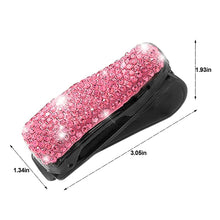 Load image into Gallery viewer, Car Clip Sun Visor Glasses Bracket Bill Clip Portable Sunglasses Rhinestone Diamond Decoration Eyeglasses Interior Supplies
