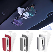 Load image into Gallery viewer, Portable Car Sun Visor Sunglasses Glasses Cases Ticket Card Clamp Holder ABS Car Eyeglasses Sunglass Holder
