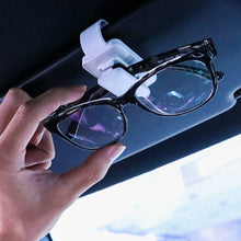 Load image into Gallery viewer, Portable Car Sun Visor Sunglasses Glasses Cases Ticket Card Clamp Holder ABS Car Eyeglasses Sunglass Holder
