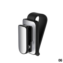 Load image into Gallery viewer, Portable Car Sun Visor Sunglasses Glasses Cases Ticket Card Clamp Holder ABS Car Eyeglasses Sunglass Holder
