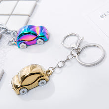 Load image into Gallery viewer, Metal Car Key Chain Beetle Shaped Car Key Ring Charm Key Holder Keychain Best Jewelry Gift Women
