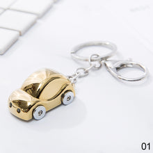 Load image into Gallery viewer, Metal Car Key Chain Beetle Shaped Car Key Ring Charm Key Holder Keychain Best Jewelry Gift Women
