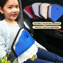 Load image into Gallery viewer, Anti-collision Car Safety Belt Cover Adjustable Triangular Safety Seat Belt Pad Clips Baby Child Protection Seat Belt Retainer
