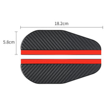 Load image into Gallery viewer, 1Pair PVC Car Side Rear View Mirror Sticker Rain Eyebrow Visor Carbon Fiber Look Sun Shade Weather Shield Cover Auto Accessories
