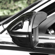 Load image into Gallery viewer, 1Pair PVC Car Side Rear View Mirror Sticker Rain Eyebrow Visor Carbon Fiber Look Sun Shade Weather Shield Cover Auto Accessories
