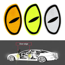 Load image into Gallery viewer, 2Pc Reflective Safety Warning Tape Car Reflective Reflector Sticker Night Driving Safety Decal for Auto Truck Motorcycle Trailer
