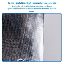 Load image into Gallery viewer, 10Pcs Car Sound Deadener Heat Insulation Mat Hood Engine Firewall Heat Mat Sound Proofing Insulation Audio Noise Insulator Foam
