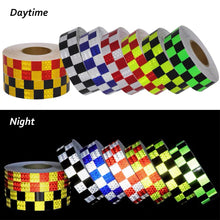 Load image into Gallery viewer, Car Safety Warning Tape Reflective Sticker Bike Frame Motorcycle Bicycle Decal Decor Reflective Strips Safety Mark Warning Tape
