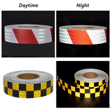 Load image into Gallery viewer, Car Safety Warning Tape Reflective Sticker Bike Frame Motorcycle Bicycle Decal Decor Reflective Strips Safety Mark Warning Tape
