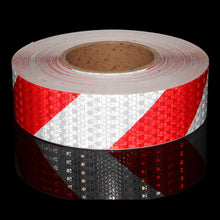 Load image into Gallery viewer, Car Safety Warning Tape Reflective Sticker Bike Frame Motorcycle Bicycle Decal Decor Reflective Strips Safety Mark Warning Tape
