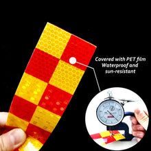 Load image into Gallery viewer, Car Safety Warning Tape Reflective Sticker Bike Frame Motorcycle Bicycle Decal Decor Reflective Strips Safety Mark Warning Tape
