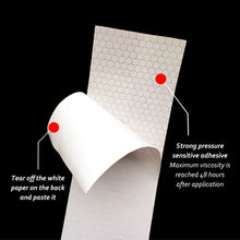 Load image into Gallery viewer, Car Safety Warning Tape Reflective Sticker Bike Frame Motorcycle Bicycle Decal Decor Reflective Strips Safety Mark Warning Tape
