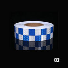 Load image into Gallery viewer, Car Safety Warning Tape Reflective Sticker Bike Frame Motorcycle Bicycle Decal Decor Reflective Strips Safety Mark Warning Tape
