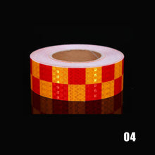 Load image into Gallery viewer, Car Safety Warning Tape Reflective Sticker Bike Frame Motorcycle Bicycle Decal Decor Reflective Strips Safety Mark Warning Tape
