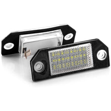 Load image into Gallery viewer, 2Pc Car License Plate Lights 12V LED White Number Lamps Plate Light Tail Signal Lamp Assembly For Ford Focus 2MK2 2003-2008 C-MAX
