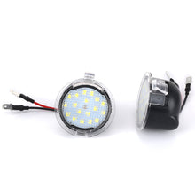 Load image into Gallery viewer, 2PCS Car Led Under Side Rearview Mirror Puddle Light for Ford F-150 Edge Mondeo MK5 Fusion Explorer Flex Taurus Mustang Light
