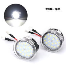 Load image into Gallery viewer, 2PCS Car Led Under Side Rearview Mirror Puddle Light for Ford F-150 Edge Mondeo MK5 Fusion Explorer Flex Taurus Mustang Light
