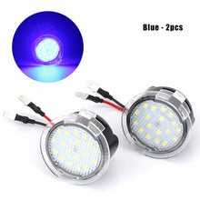 Load image into Gallery viewer, 2PCS Car Led Under Side Rearview Mirror Puddle Light for Ford F-150 Edge Mondeo MK5 Fusion Explorer Flex Taurus Mustang Light
