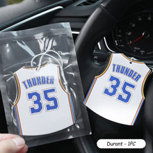 Load image into Gallery viewer, Basketball Uniform Celebrity Clothes Hanging Car Solid Perfume Papers Car Interior Decoration Air Freshener Mirror Car Ornaments
