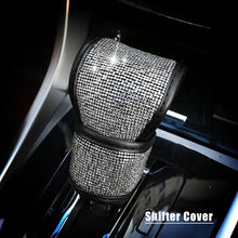 Load image into Gallery viewer, Car Styling Rhinestones Crystal Car Seat Belt Cover Shoulder Pads Car Shifter Gear Hand Brake Covers Auto Interior Accessories
