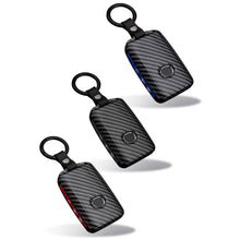 Load image into Gallery viewer, Carbon Fiber Car Remote Key Case Cover Shell For Mazda 3 Alexa CX-30 CX30 CX5 CX 5 CX-5 CX8 CX9 CX4 2019 2020 Protector Holder Keyless
