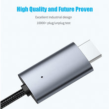 Load image into Gallery viewer, Micro USB TYPE C Lightning to HDMI-Compatible Cable HDTV TV Digital AV Adapter Cable 1080P For iPhone iPad and Android phone
