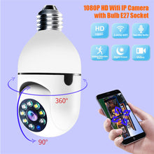 Load image into Gallery viewer, HD Wifi Bulb Hidden IP Camera Panoramic Home Security Spy Cam Light LED Bulb

