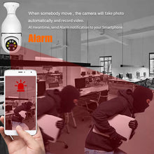 Load image into Gallery viewer, HD Wifi Bulb Hidden IP Camera Panoramic Home Security Spy Cam Light LED Bulb
