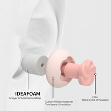 Load image into Gallery viewer, Silicone Ear Plugs Noise-isolating Earplugs Sleep Anti-noise Silent Earplugs Soft Sponge Sleeping Earplugs
