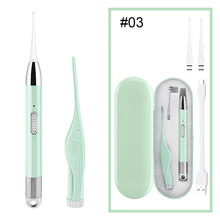 Load image into Gallery viewer, Rechargeable USB Children Luminous Earpick Visible Ear Spoon Ear Wax Removal Tool Ear Cleaning Care
