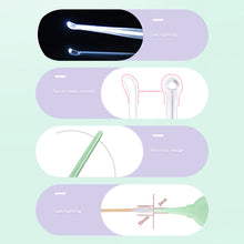 Load image into Gallery viewer, Rechargeable USB Children Luminous Earpick Visible Ear Spoon Ear Wax Removal Tool Ear Cleaning Care
